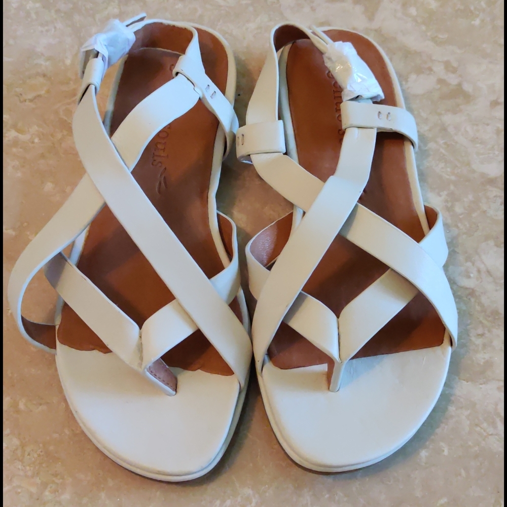 New Gentle Souls Leather Sandal Only Joy